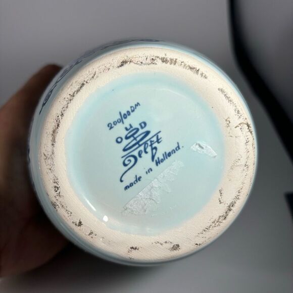 Delft Caribbean Islanders Smoking Tobacco Jar Made by OUD in Holland No Lid - Picture 5 of 7